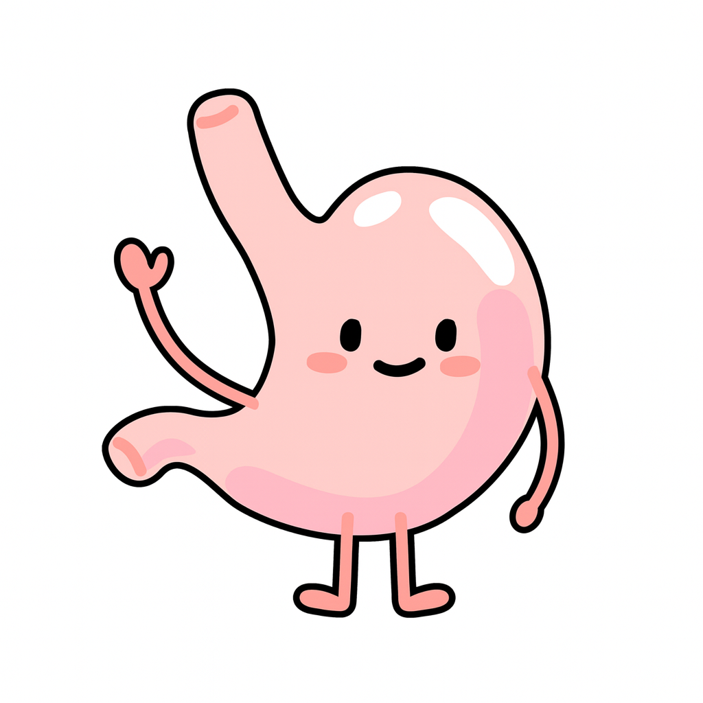 Gerty Gut icon - A Health Studies 4 Kids character