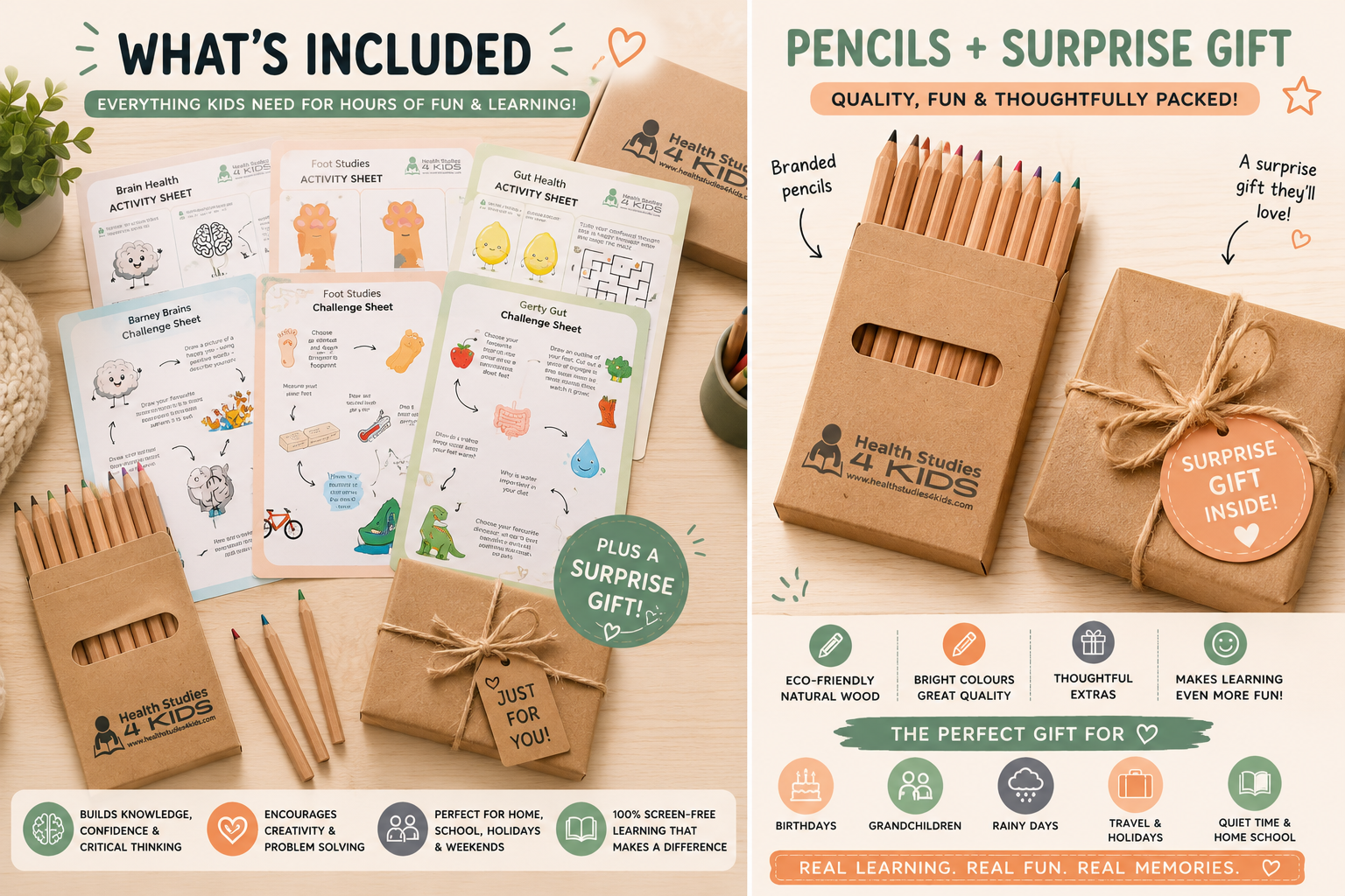 Health Studies 4 Kids - 6 x Sheet Bundle Delivered To Your Door - image 2